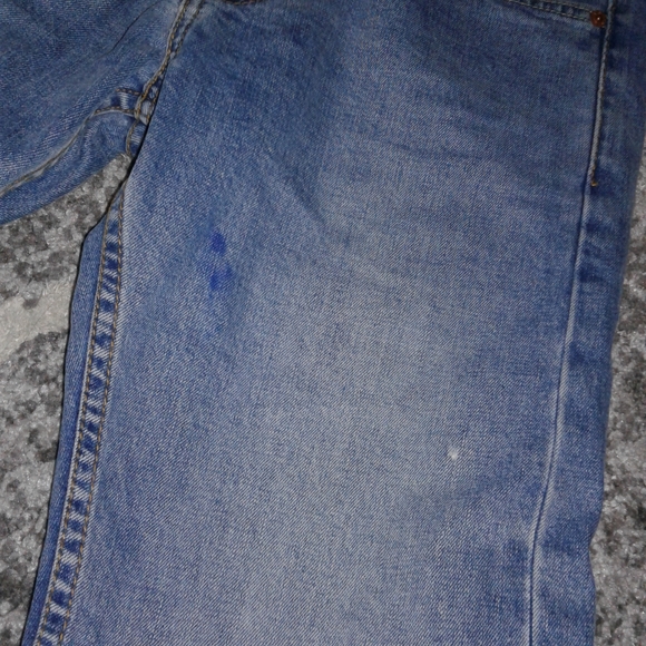 Levis 505 Regular Fit Men's Jeans - Picture 3 of 5